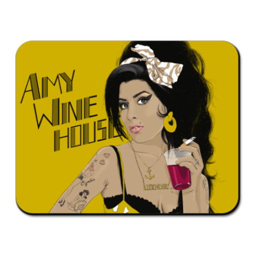 Коврик для мыши с принтом  Amy