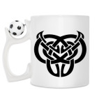 Кружка с футбольным мячиком