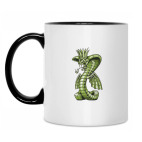 Кружка двухцветная