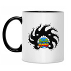 Кружка двухцветная