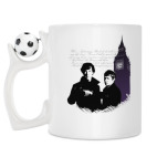 Кружка с футбольным мячиком