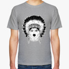 Классическая футболка Хаски вождь