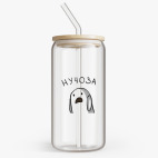 Банка с бамбуковой крышкой