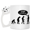 Кружка с футбольным мячиком