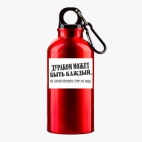 Металлическая бутылка 400 мл UV-DTF