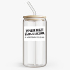 Банка с бамбуковой крышкой