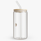 Банка с бамбуковой крышкой