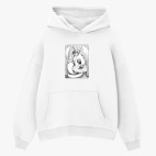 Толстовка худи оверсайз