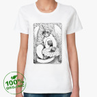 Женская футболка органик