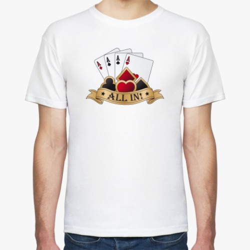Футболка с принтом All In