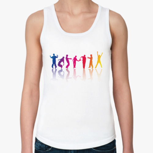 Женская майка с принтом  Танец