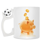 Кружка с футбольным мячиком