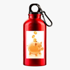 Металлическая бутылка 400 мл UV-DTF