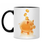 Кружка двухцветная