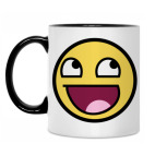 Кружка двухцветная