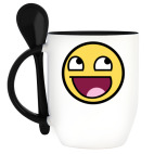 Кружка с ложкой