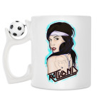 Кружка с футбольным мячиком