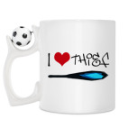 Кружка с футбольным мячиком