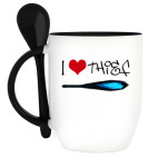 Кружка с ложкой