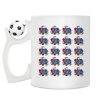 Кружка с футбольным мячиком