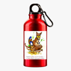 Металлическая бутылка 400 мл UV-DTF