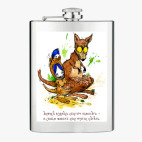 Фляжка стальная