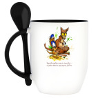 Кружка с ложкой