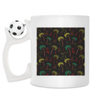 Кружка с футбольным мячиком