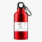 Металлическая бутылка 400 мл UV-DTF