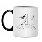 Кружка двухцветная