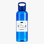 Прозрачная спортивная бутылка