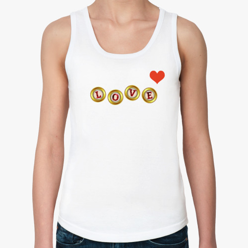 Женская майка LOVE