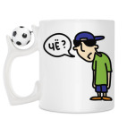 Кружка с футбольным мячиком