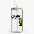 Банка с бамбуковой крышкой