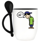 Кружка с ложкой