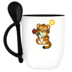 Кружка с ложкой