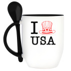 Кружка с ложкой