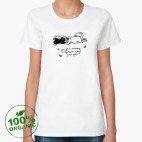 Женская футболка органик