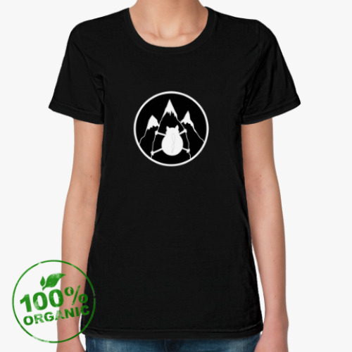Женская футболка из органик-хлопка Горные котики