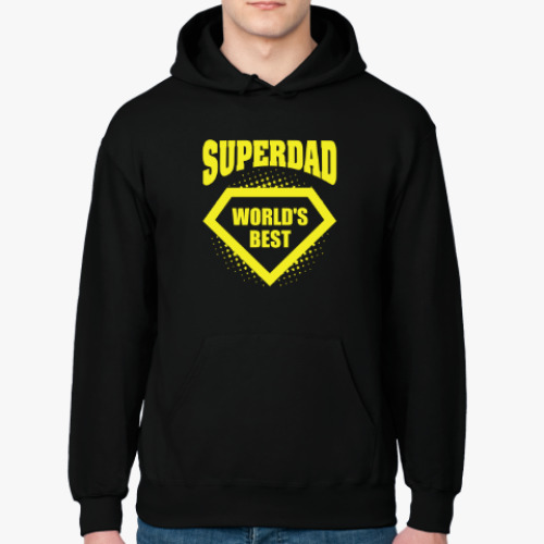 Толстовка худи SUPERDAD world's best
