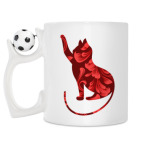 Кружка с футбольным мячиком