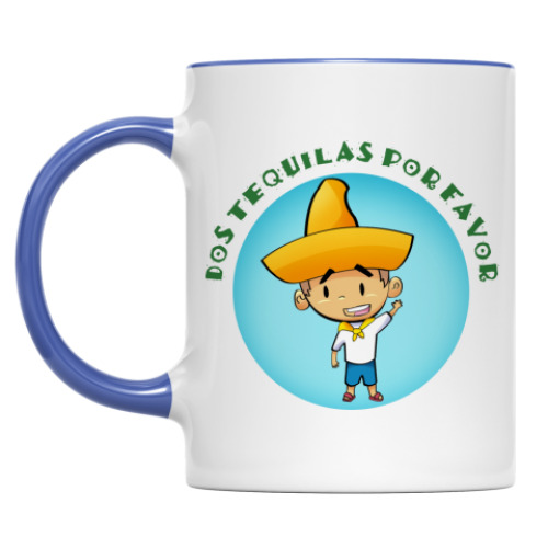 Кружка с принтом 'Dos Tequilas'