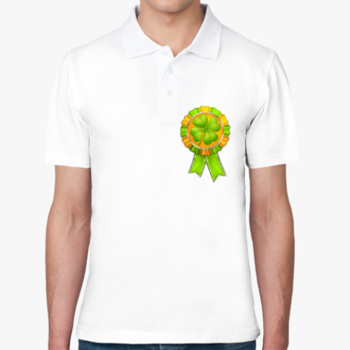 Рубашка поло с принтом Медаль