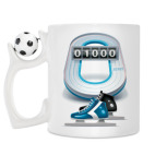 Кружка с футбольным мячиком