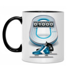 Кружка двухцветная