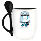 Кружка с ложкой