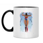 Кружка двухцветная