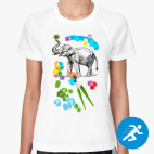 Женская спортивная футболка