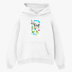 Толстовка худи оверсайз