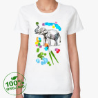 Женская футболка органик